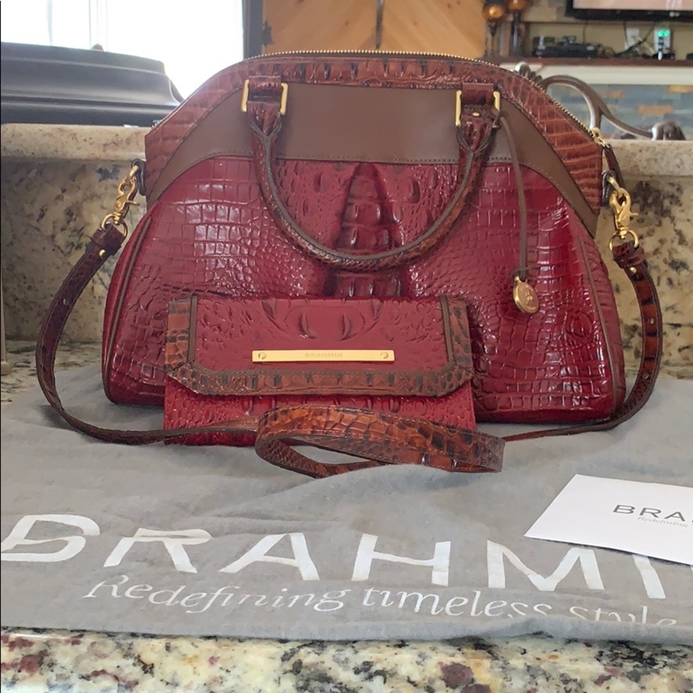 Cranberry Melbourne Brahmin Purse & Wallet